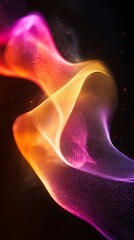 Fototapeta premium Abstract swirling shapes of light