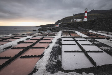 Salinas de Fuencaliente en la palma