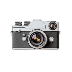 Retro silver camera
