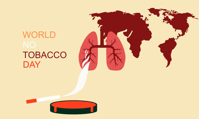 Vector Illustration World No Tobacco Day
