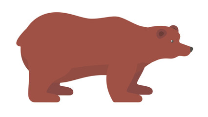 Cute Brown Bear Illustration