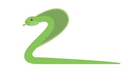 Fototapeta premium Green Snake Number Two