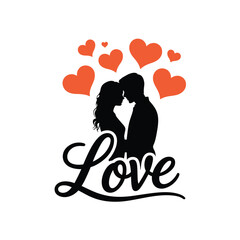 Bride and Groom Vector T-Shirt Design Art & Illustration