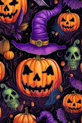 halloween pumpkin background