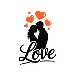 Bride and Groom Vector T-Shirt Design Art & Illustration