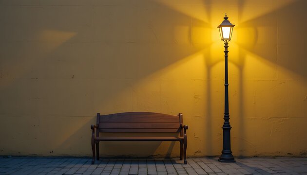 old fashioned street lamp