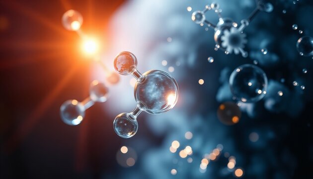 Oxygen Molecules in Earth&rsquo;s Atmosphere (Macro View)