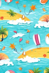 Fototapeta na wymiar Summer Pattern