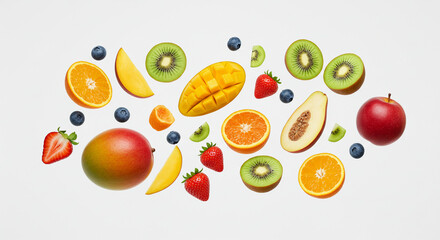 Fresh Citrus Fruits: Grapefruit and Oranges