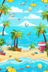 Obraz premium Summer Pattern