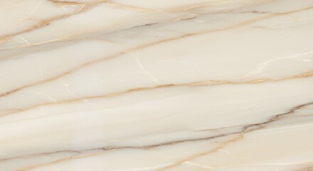 Cream Marble Stone Texture with Veins