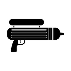 Water gun icon vector. Children's gun illustration sign. Toy gun symbol or logo.