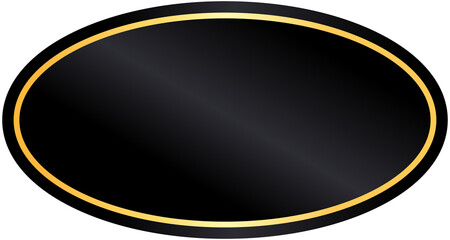 Black Friday Sale Tag Oval 