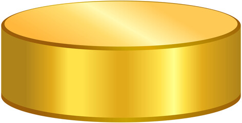 Golden Product Display Stage 