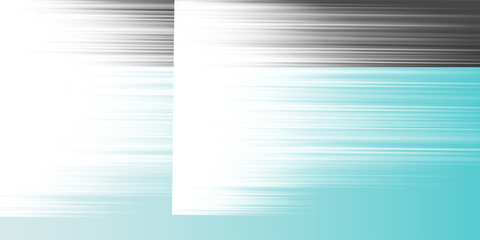 Obraz premium Black, White, Light Blue and Turquoise Bright Linear Striped Gradient Shapes, Motion Blurs: A Clean, Sleek and Dynamic Vertical Contrast, Abstract Creative Design with Horizontal Stripes, Lines