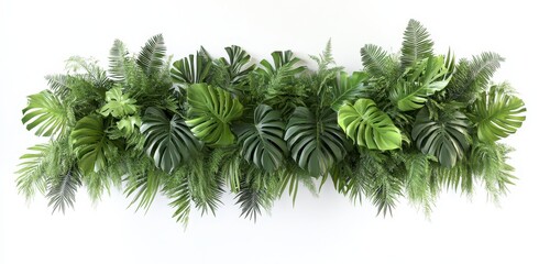 Lush tropical foliage arrangement (2)
