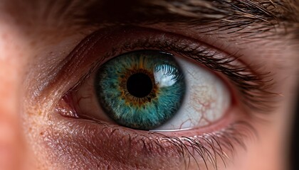 Fototapeta premium Close-up human eye detail