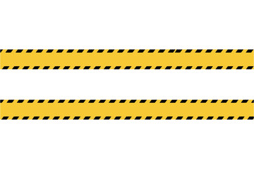 Caution tape vector yellow and black striped design