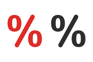 Percentage sign discount symbol sale offer graphic
