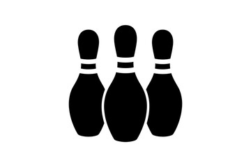 Bowling pins strike game sport recreation leisure
