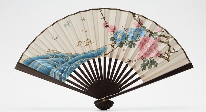 旧家蔵出　扇子　明代　名家　王時敏 山水図 扇面絵　山水　古美術  水墨画 1d88788475d1b603ba5f3a37f17f26