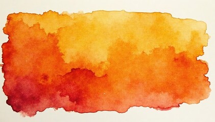 Vibrant, textured watercolor strokes in ochre and burnt orange, illustration, landscape