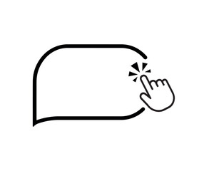 Fototapeta premium blank button on white background