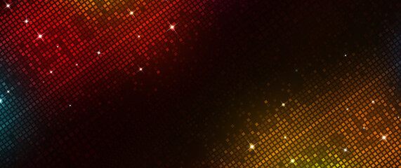 disco music loud party banner