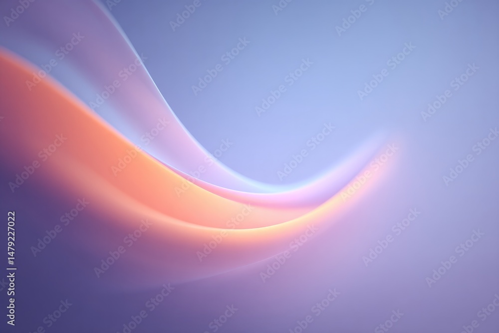 Poster smooth vibrant color gradient background with minimalistic design under soft studio lighting