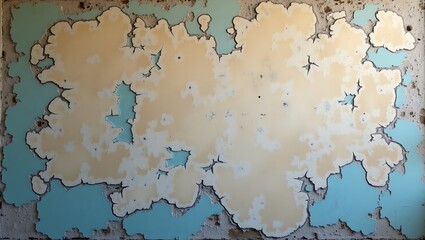 Fototapeta premium Abstract Art Peeling Paint Texture on Wall, Pastel Colors, Grunge Background
