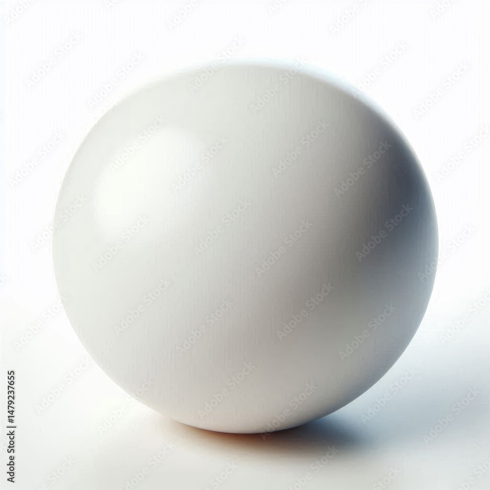 Poster clean, spherical object with gentle lighting and soft shadows showcasing form and texture subtly.