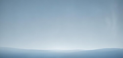 Obraz premium Gentle, faded light blue gradient banner Subtle shift, peaceful, clean aesthetic , ocean, sky, illustration