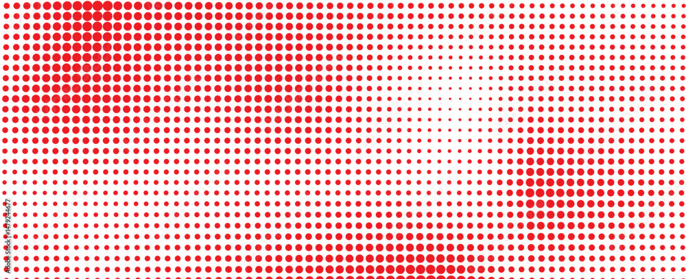 Poster dots halftone white orange color pattern gradient texture with technology digital background. dots p