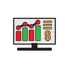 trading charts color