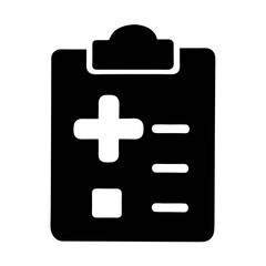 Fototapeta premium clipboard icon clinical checklist 