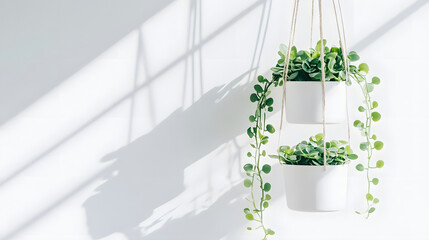 Hanging Plants Decor: Bright Sunlight