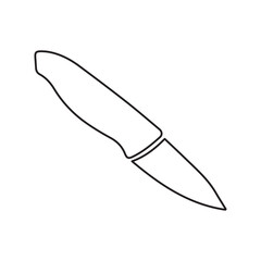 knife kitchen line icon