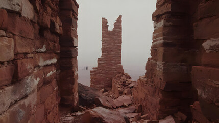Ancient Ruins: Stone Walls Stand Against Time