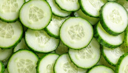 sliced cucumber background
