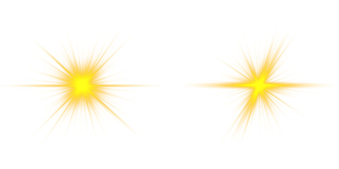  radiant burst of golden light with flares, sparkles, and sunbeams—ideal for PNG sunrise effects, magical glows, or bright seasonal illustrations with dynamic energy.