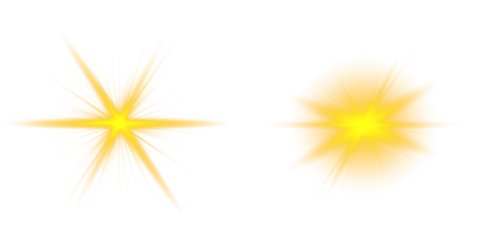  radiant burst of golden light with flares, sparkles, and sunbeams—ideal for PNG sunrise effects, magical glows, or bright seasonal illustrations with dynamic energy.