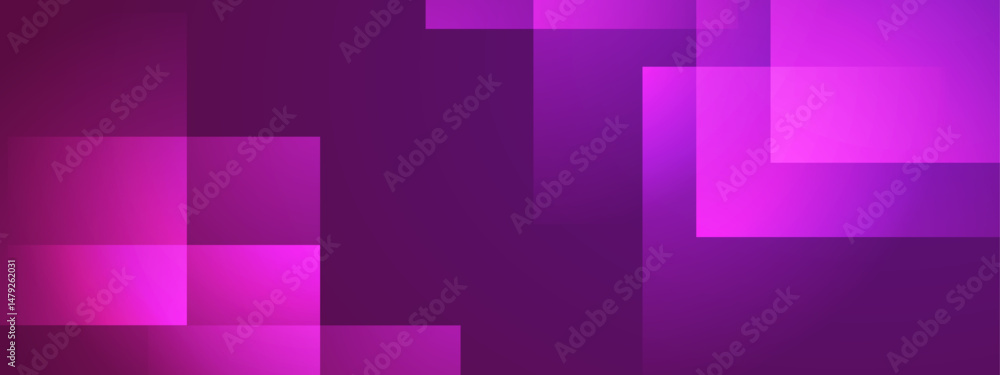 Poster purple abstract background with overlapping rectangles. great for modern designs, technology concept