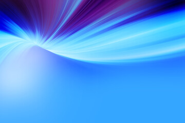 Modern bright abstract dynamic line wave soft light gradient dark blue purple on blue background design for graphics pattern web illustration technology digital wallpaper template poster banner