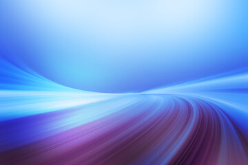 Modern bright abstract dynamic line wave soft light gradient dark blue purple on blue background design for graphics pattern web illustration technology digital wallpaper template poster banner