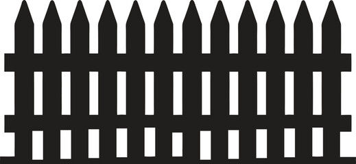 garden fence icon, garden fence  vector