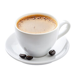 Fototapeta premium A steaming cup of coffee