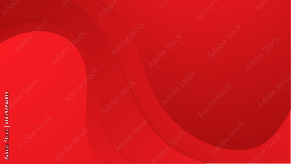 Poster red abstract background with wavy lines. suitable for modern design projects, website backgrounds, d