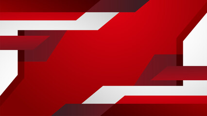 Red and White Abstract Background for Background Slide etc