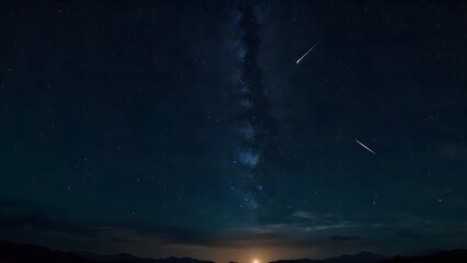 night sky with stars