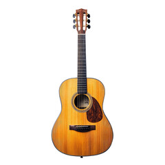 Obraz premium Acoustic guitar, light wood, classic design